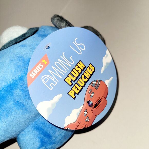 NWT Among Us 7 Inch Plush Blue Crewmate w/ Hat Series 2 NEW Toikido Official - Picture 8 of 9